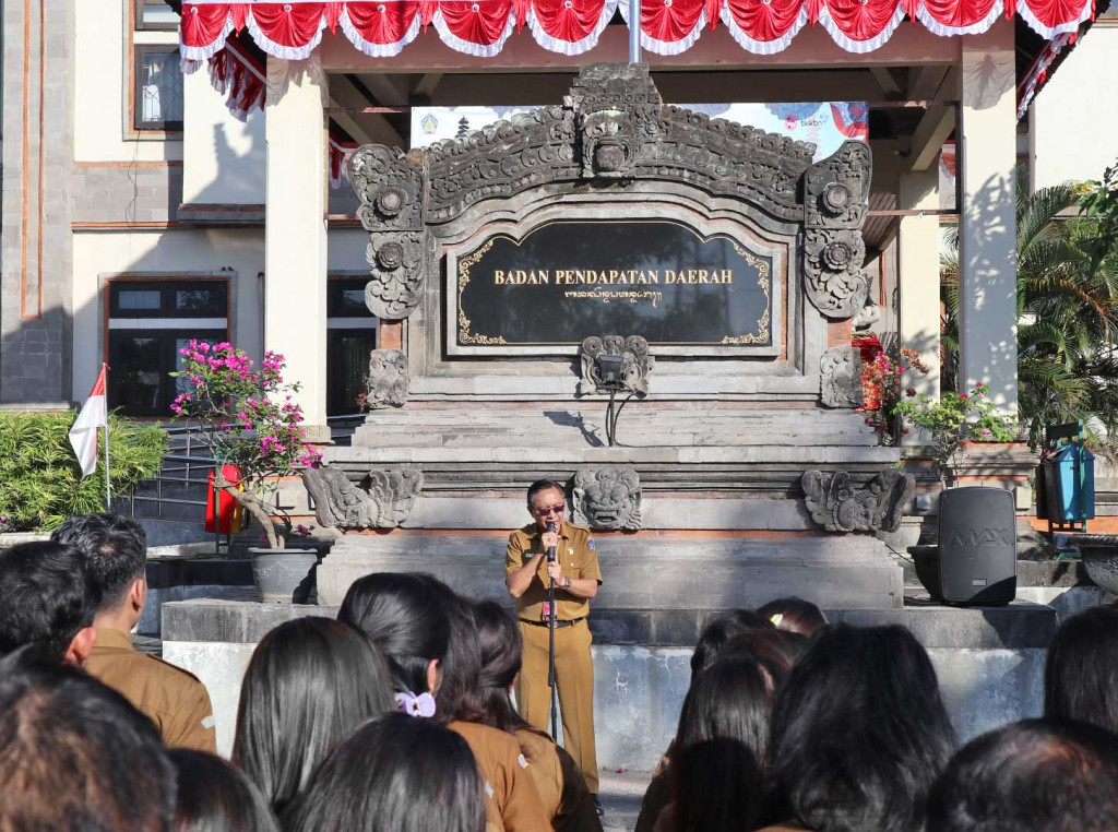 Pelaksanaan Kegiatan Apel Pagi Bapenda Kabupaten Badung
